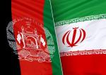 Bandiere dell'Iran e Afghanistan