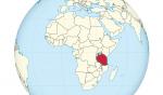 TANZANIA - Map (Courtesy of Tubs)